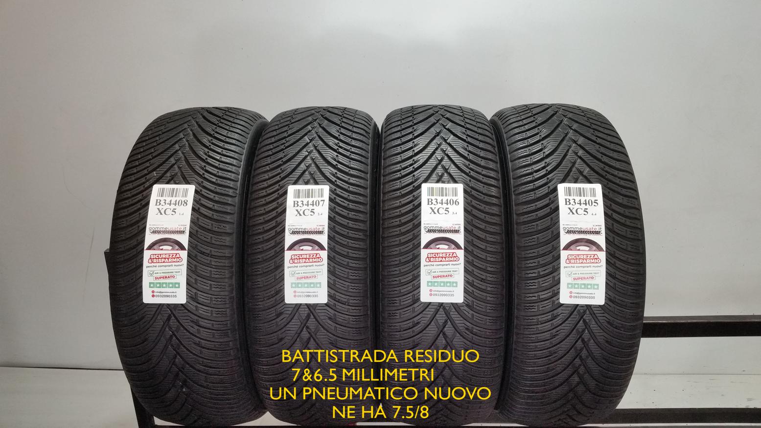 Gomme Usate 225 55 R17 Kleber KRISALP HP3