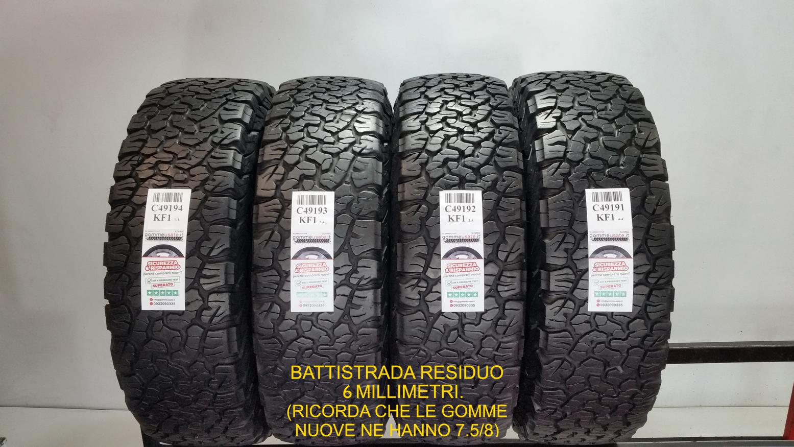 BFGoodrich 245/75 R17 121S 