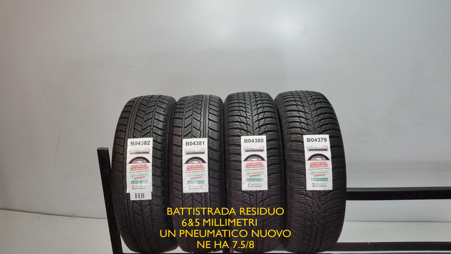 Gomme Usate 175 65 R14 Bridgestone E AVON invernali