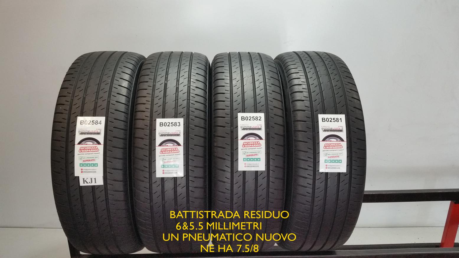 Usata: 225 60 R18 Bridgestone DUELER HL 33