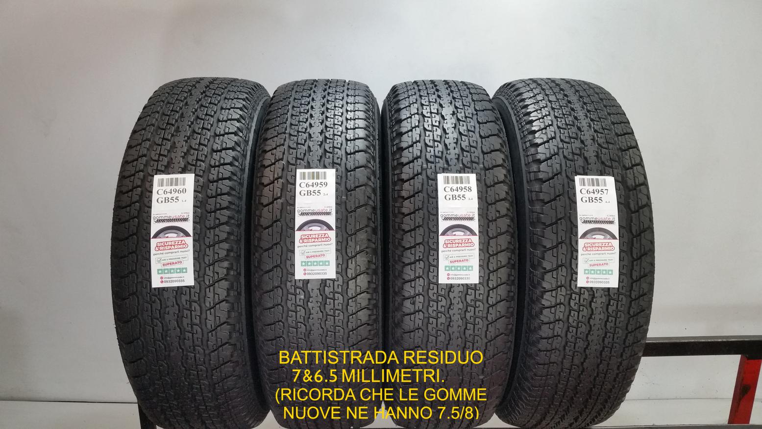 Bridgestone 255/70 R18 113S 