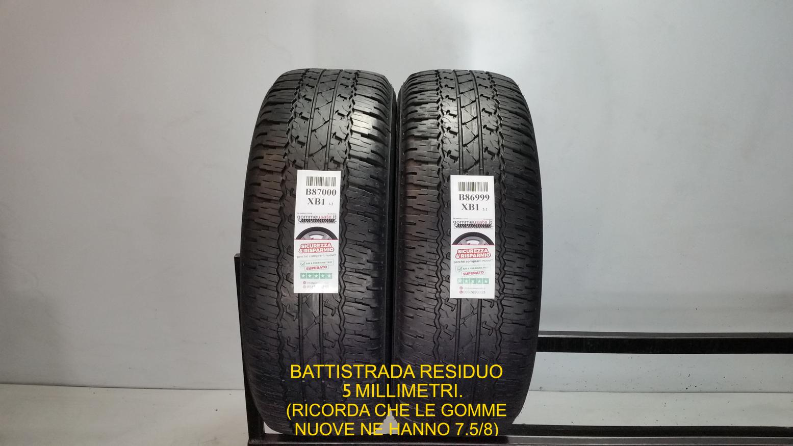 Bridgestone 265/65 R17 112S 