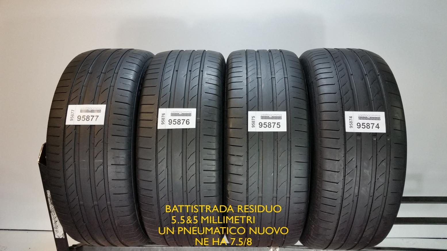 Gomme Usate 255 55 R18 Continental C.S.CONTACT 5 estive