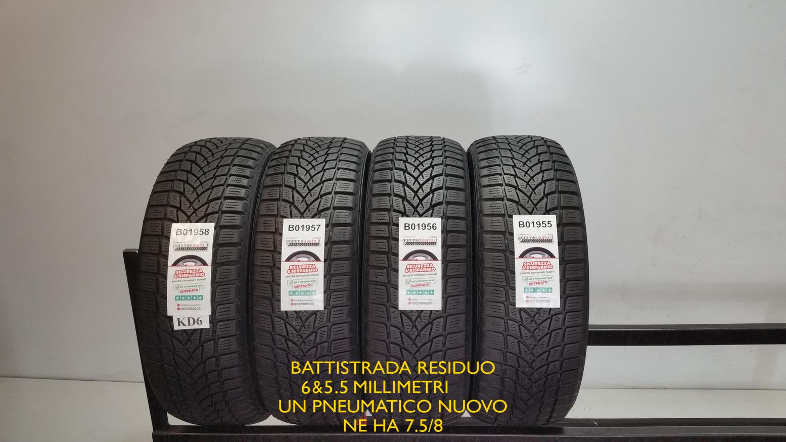 Subito - Pneumatici usati online: gomme usate per auto - Gomme 205/55 R16  usate - cd.46252 - Accessori Auto In vendita a Roma