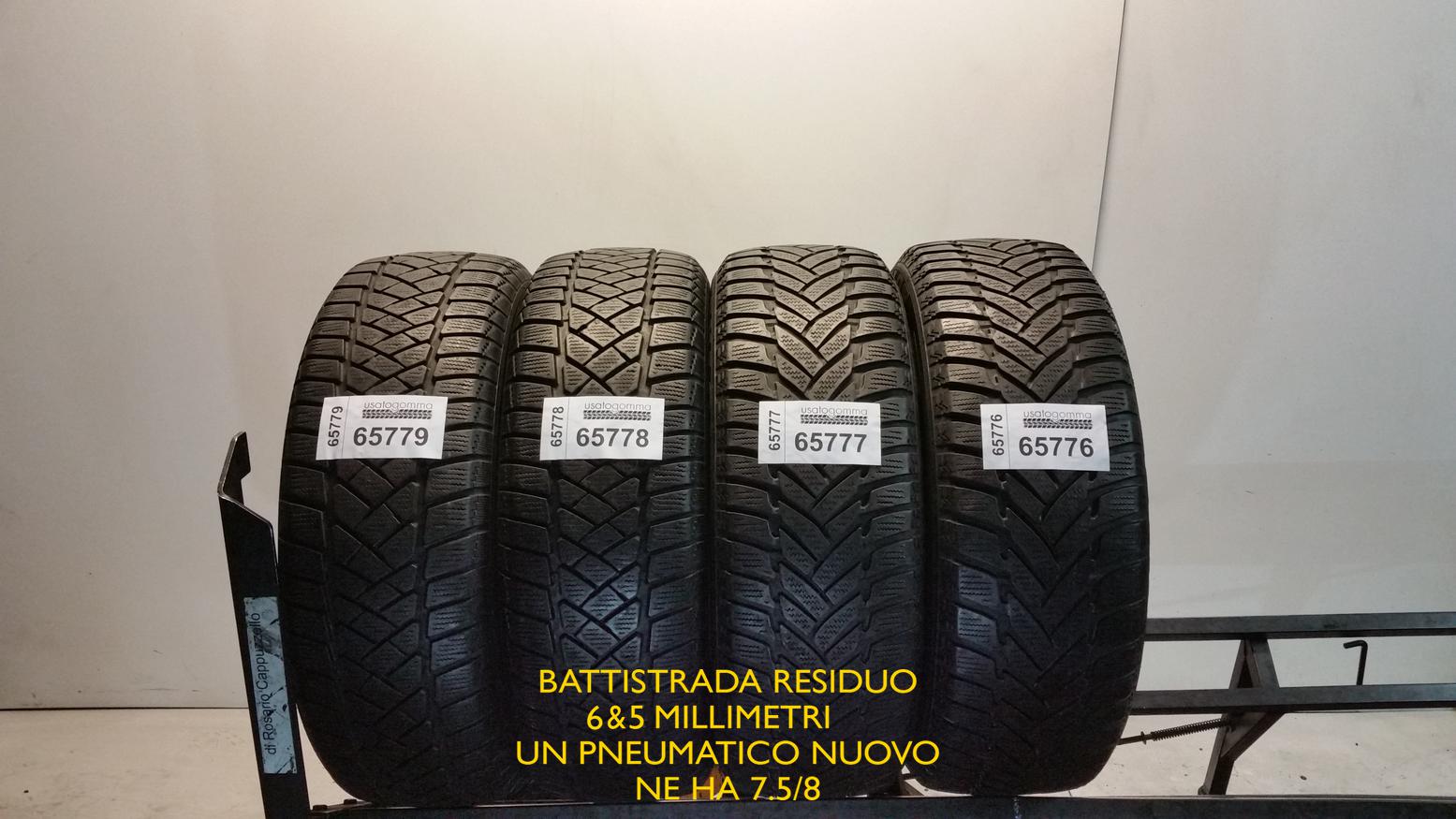 Gomme Usate 195 60 R15 Dunlop SP WINTER SPORT M3 E M2 invernali