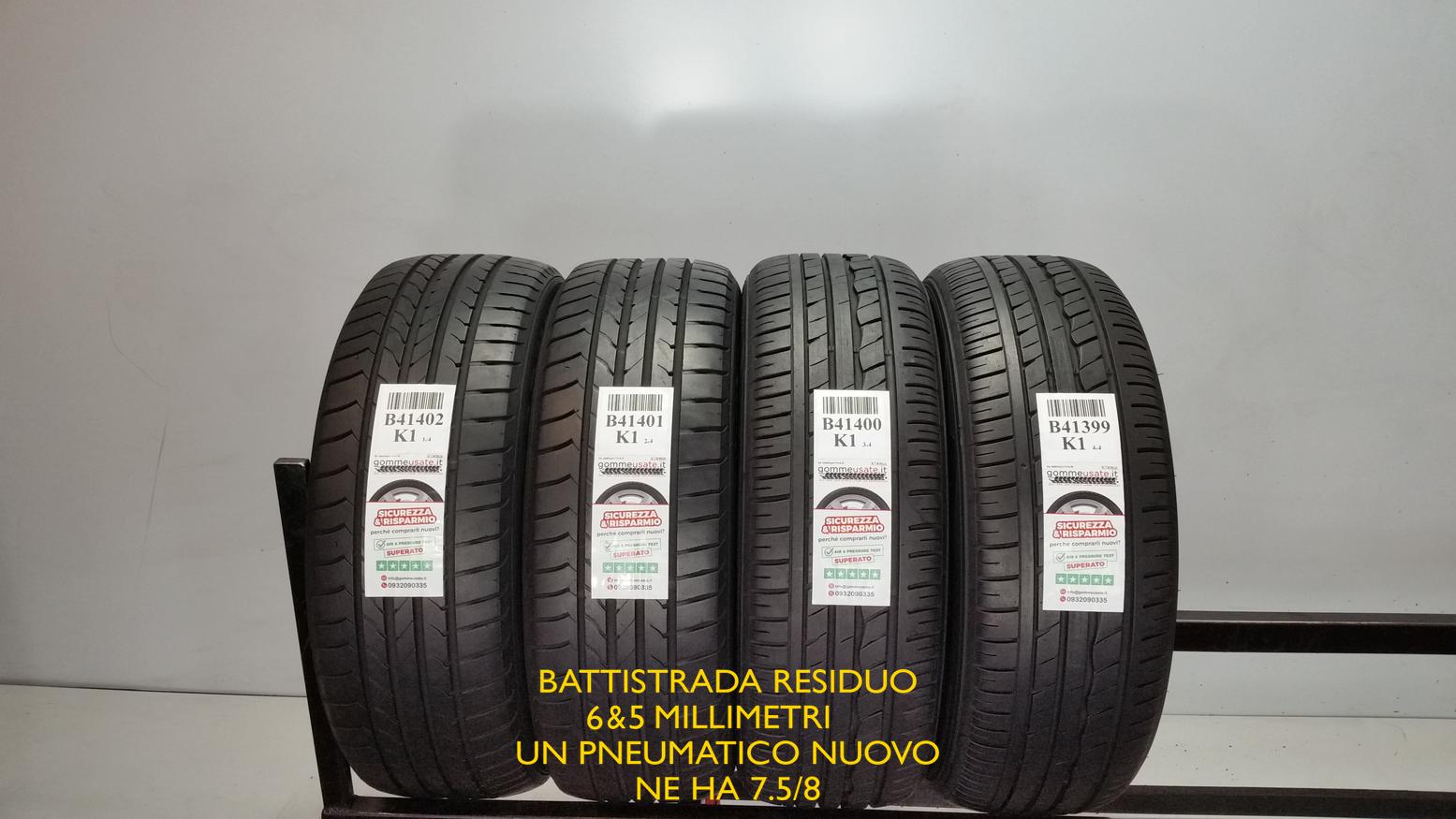 Gomme Usate 195 55 R16 Goodyear E KUMHO