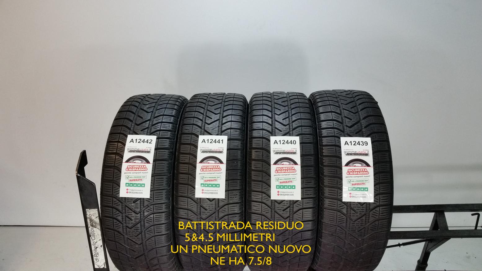 Usata: 185 55 R15 Pirelli SNOWCONTROL SERIE 3