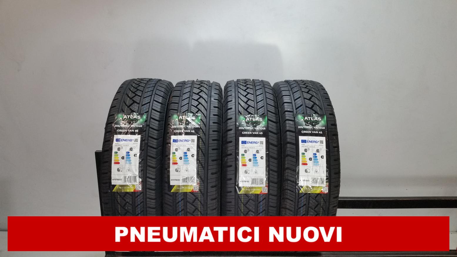 PNEUMATICI NUOVI Atlas 205/70 R15C 106R 