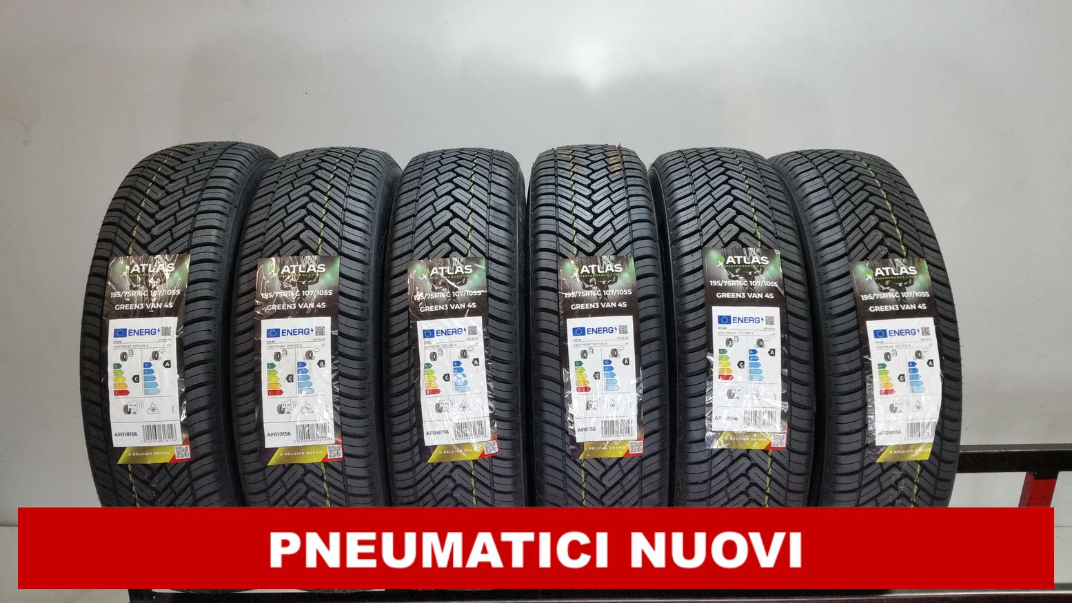 Pneumatici Nuovi Atlas Fs 195/75 R16C 107S 