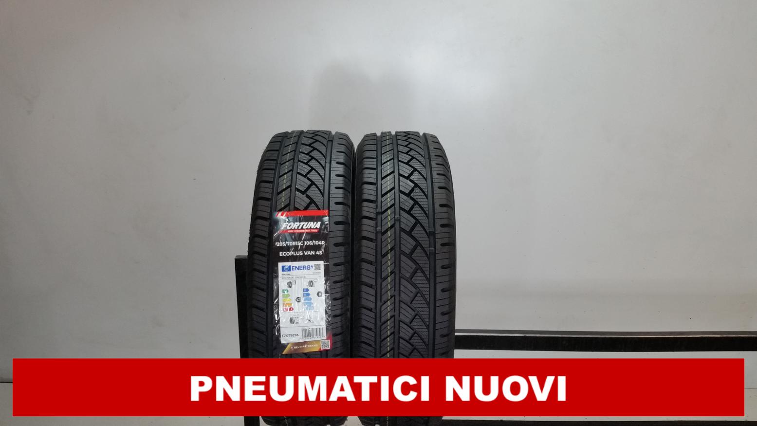 PNEUMATICI NUOVI Fortuna 205/70 R15C 106R 