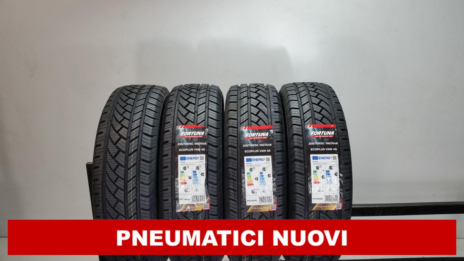PNEUMATICI NUOVI Fortuna 205/70 R15C 106R 
