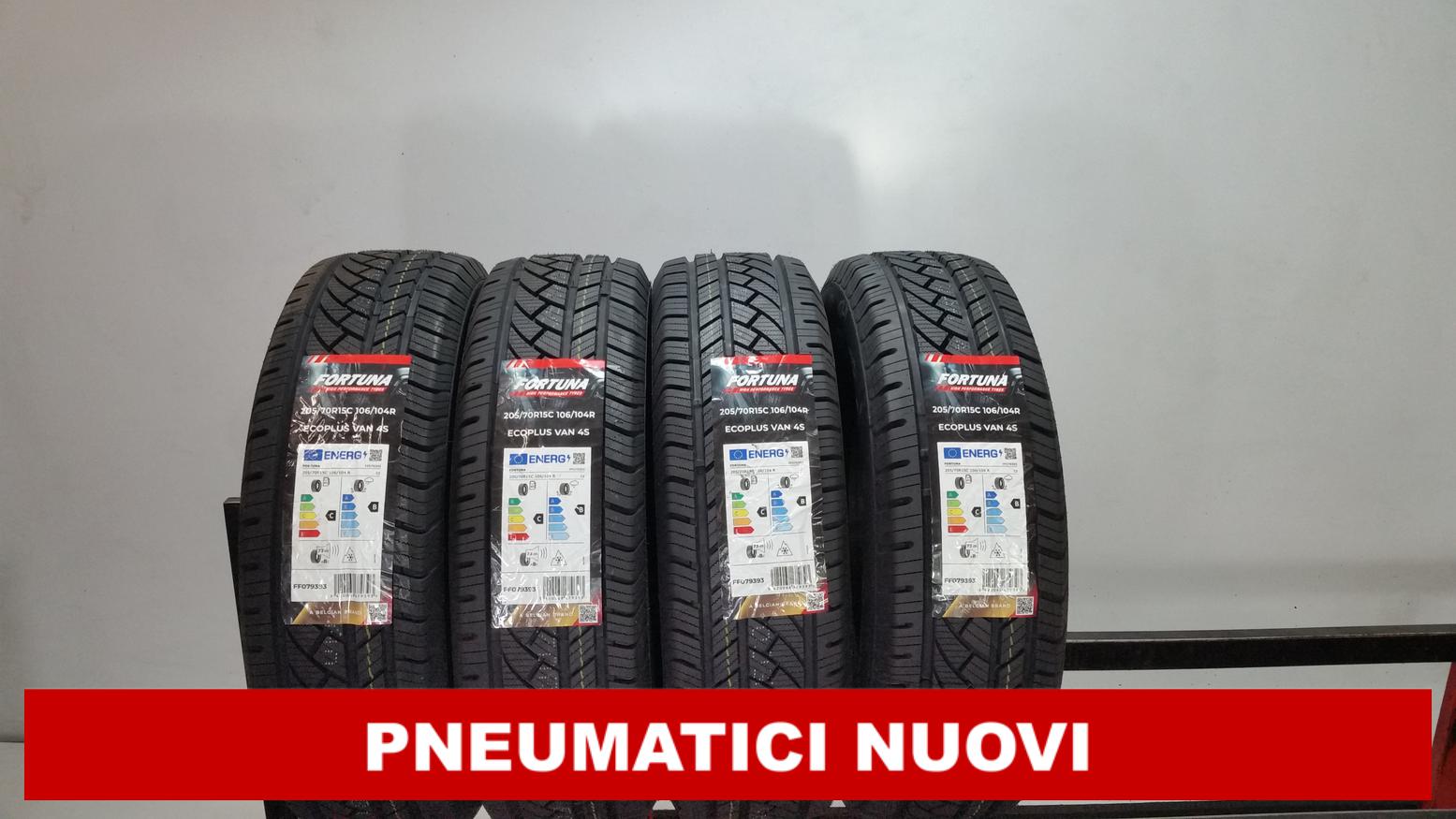 PNEUMATICI NUOVI Fortuna 205/70 R15C 106R 