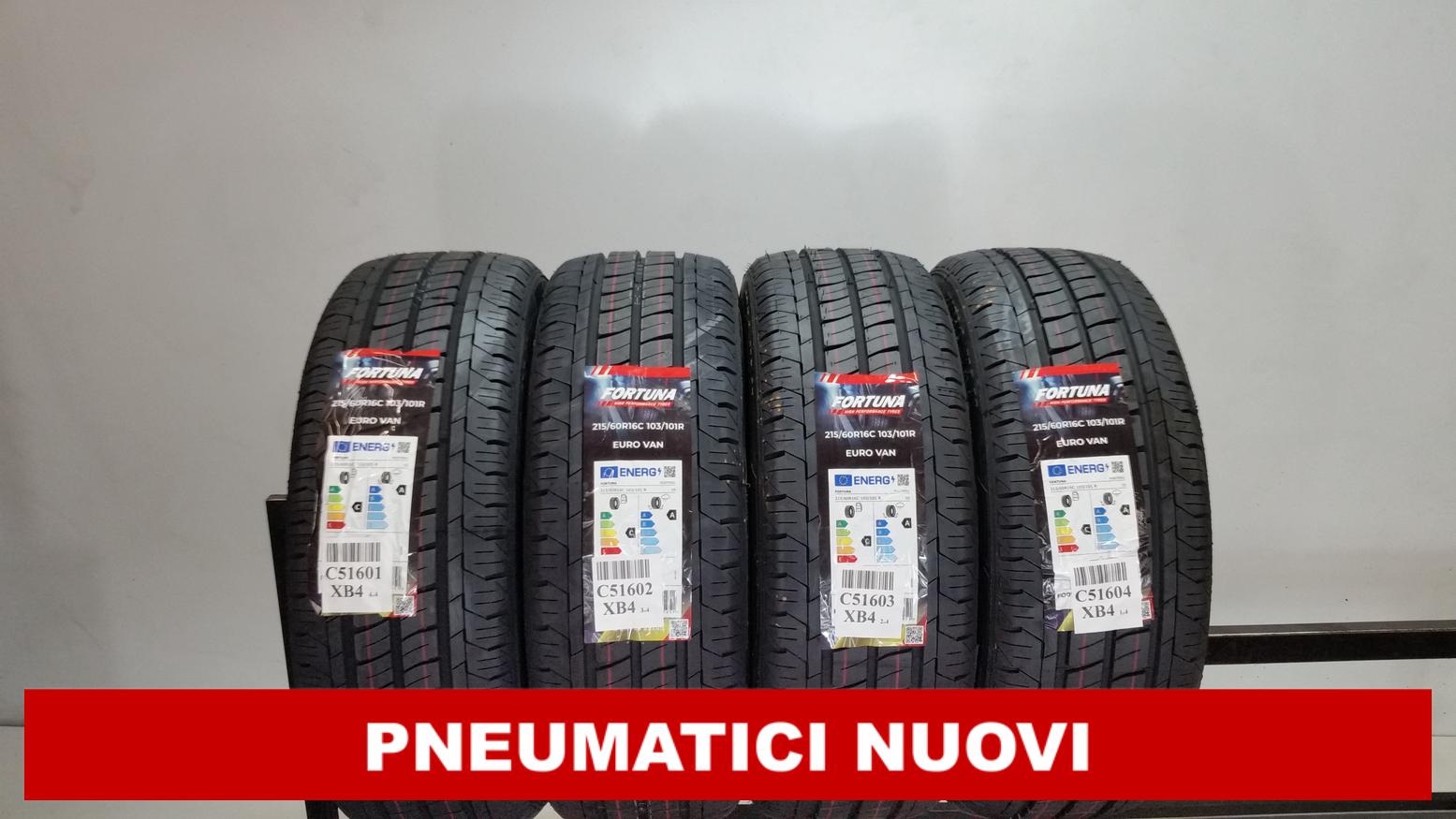 PNEUMATICI NUOVI Fortuna 215/60 R16C 103R 