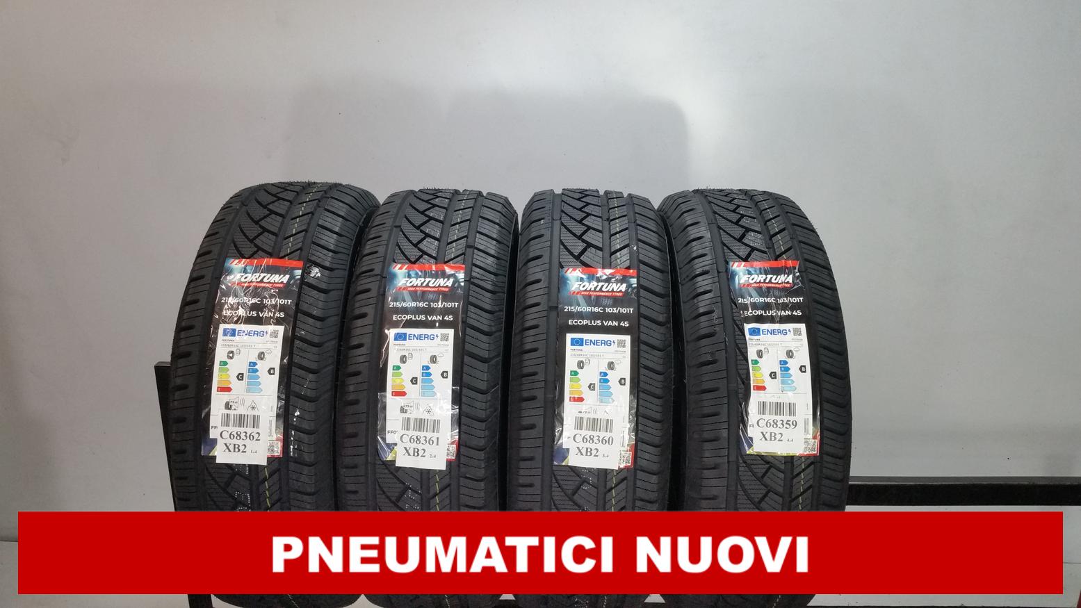 PNEUMATICI NUOVI Fortuna 215/60 R16C 103T 
