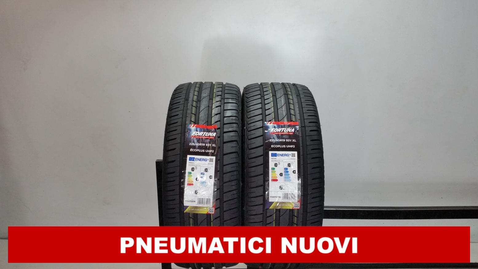 PNEUMATICI NUOVI Fortuna 225/40 R19 93Y 