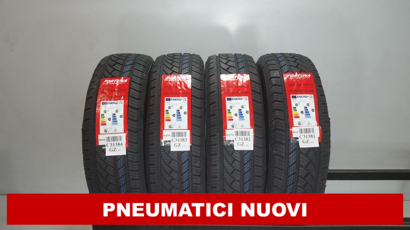 PNEUMATICI NUOVI Fortuna 225/70 R15C 112R 