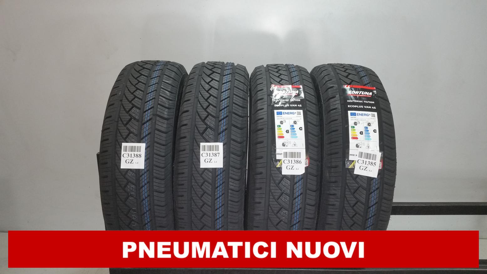 PNEUMATICI NUOVI Fortuna 225/70 R15C 112R 