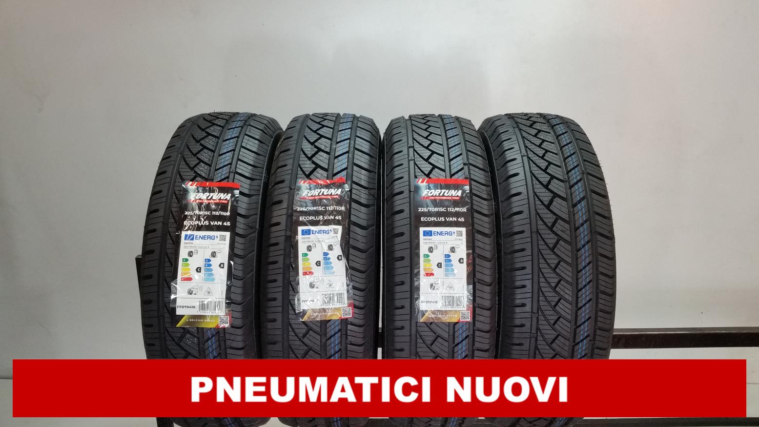 PNEUMATICI NUOVI Fortuna 225/70 R15C 112R 
