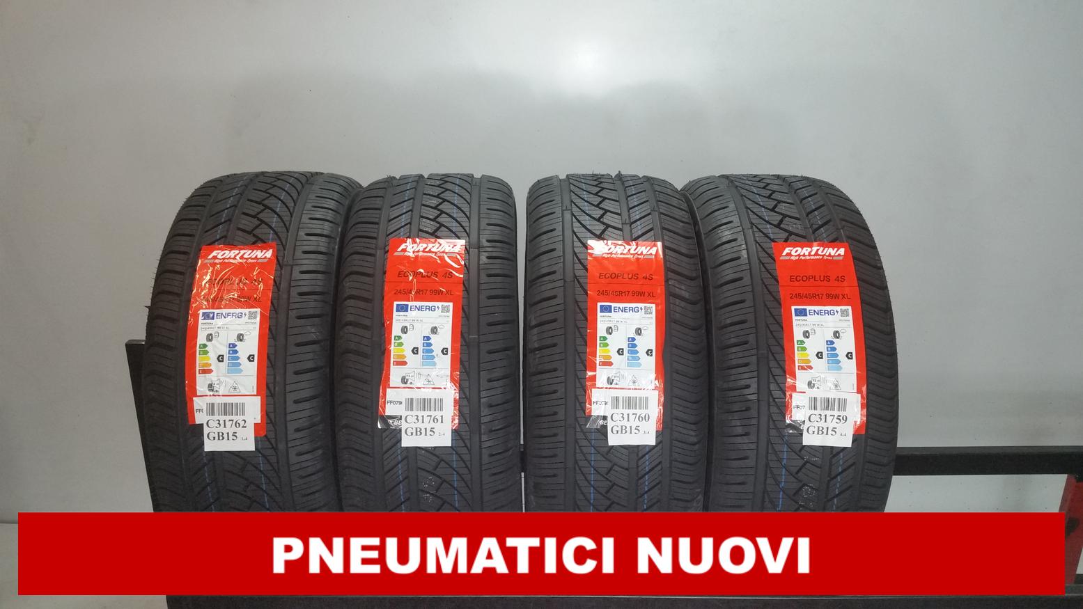 PNEUMATICI NUOVI Fortuna 245/45 R17 99W 
