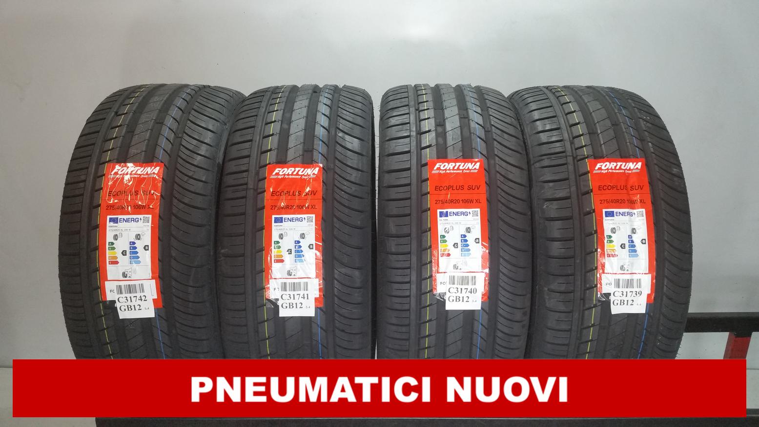 PNEUMATICI NUOVI Fortuna 275/40 R20 106W 