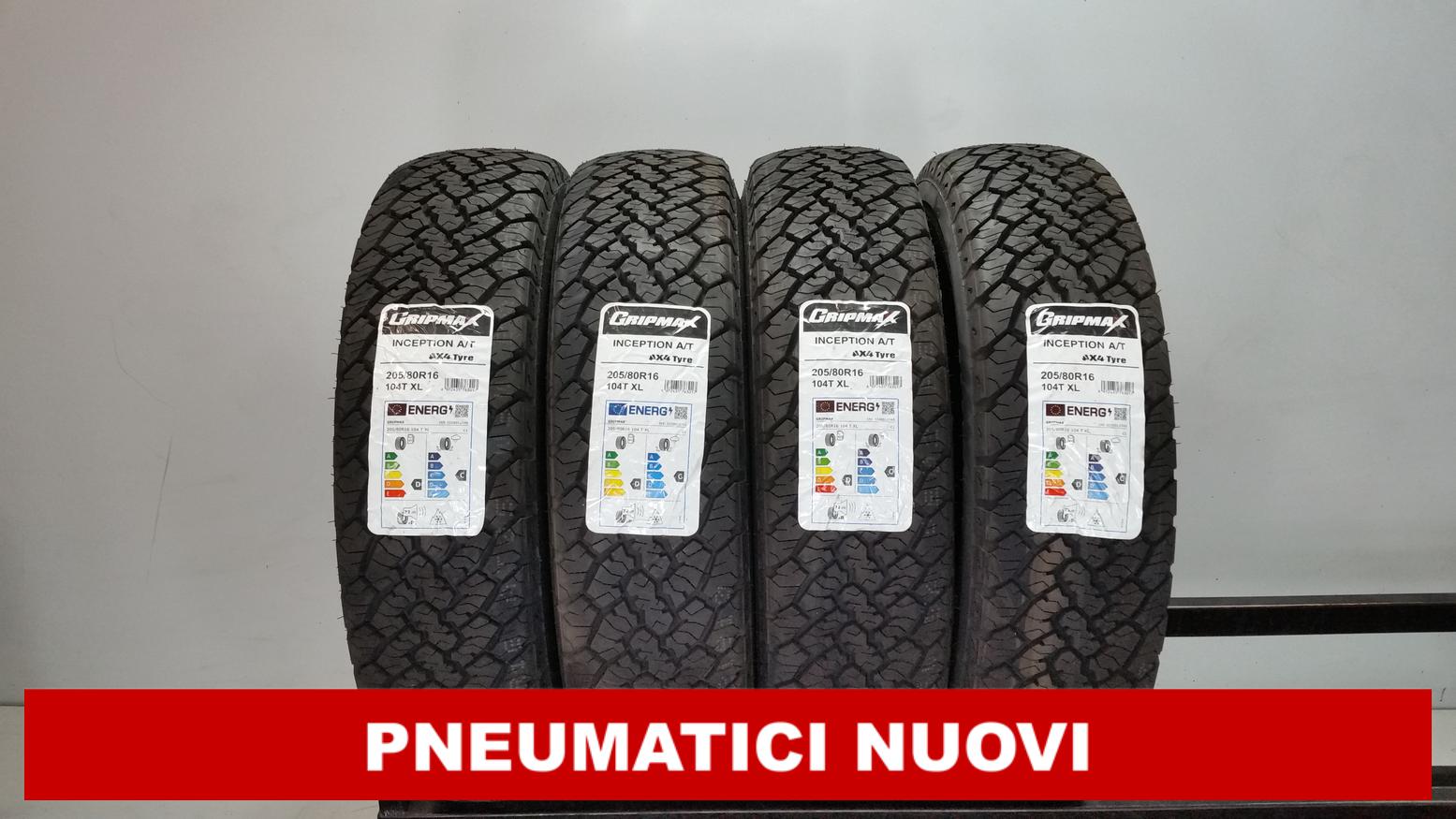 PNEUMATICI NUOVI Gripmax 205/80 R16 104T 