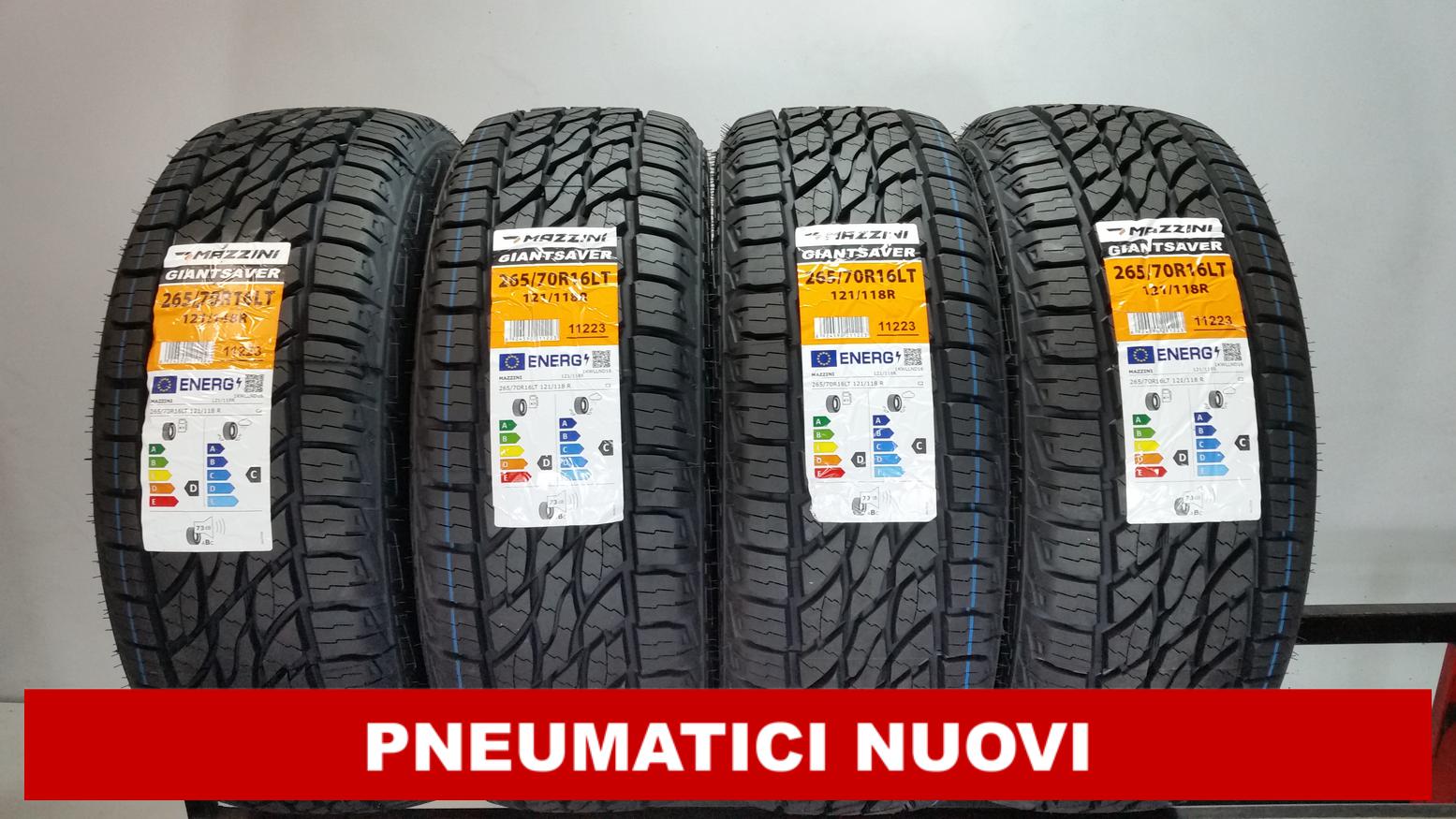 PNEUMATICI NUOVI Mazzini 265/70 R16 121R 