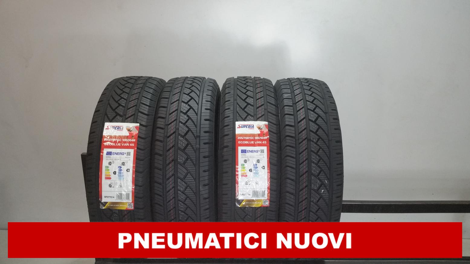 PNEUMATICI NUOVI Superia 205/70 R15C 106R 