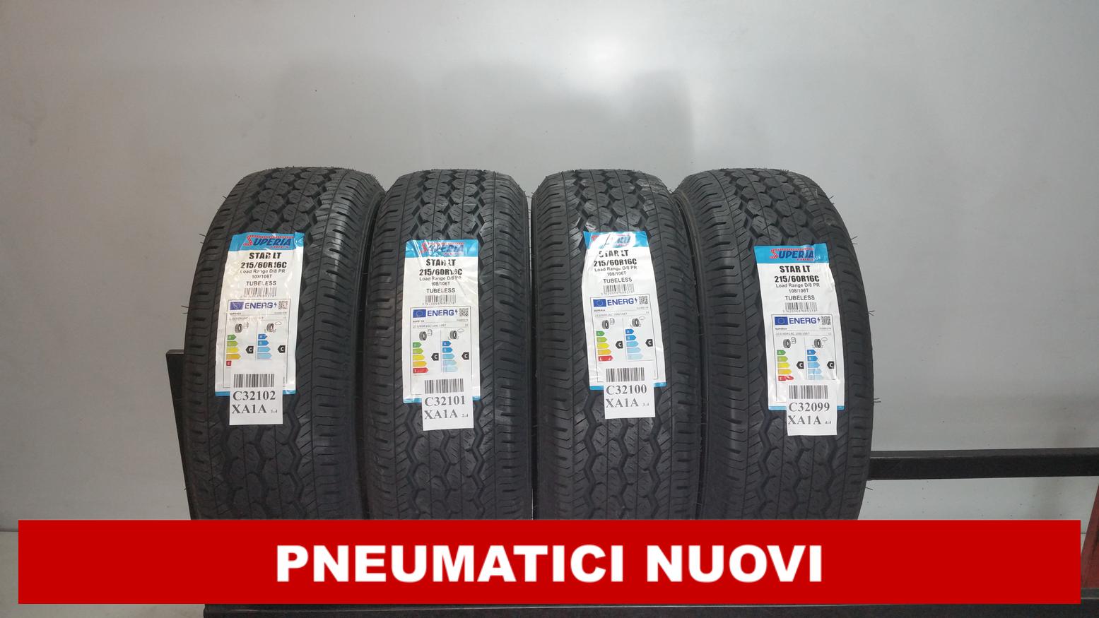 PNEUMATICI NUOVI Superia 215/60 R16C 108T 
