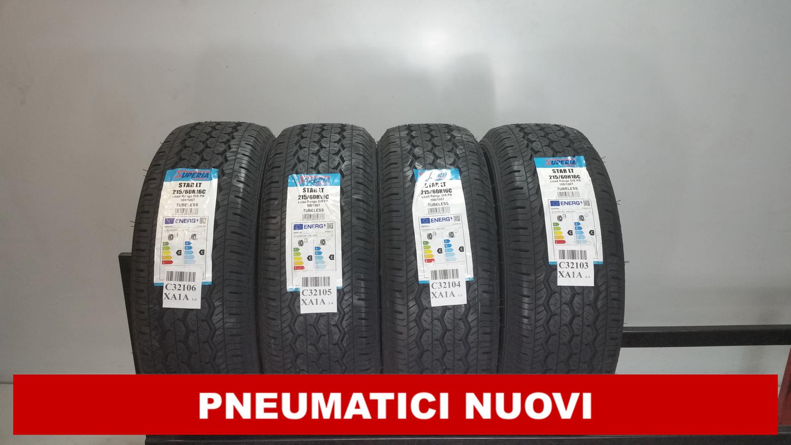 PNEUMATICI NUOVI Superia 215/60 R16C 108T 