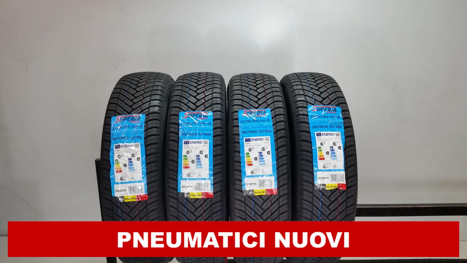 Pneumatici Nuovi Superia Fs 195/75 R16C 107S 