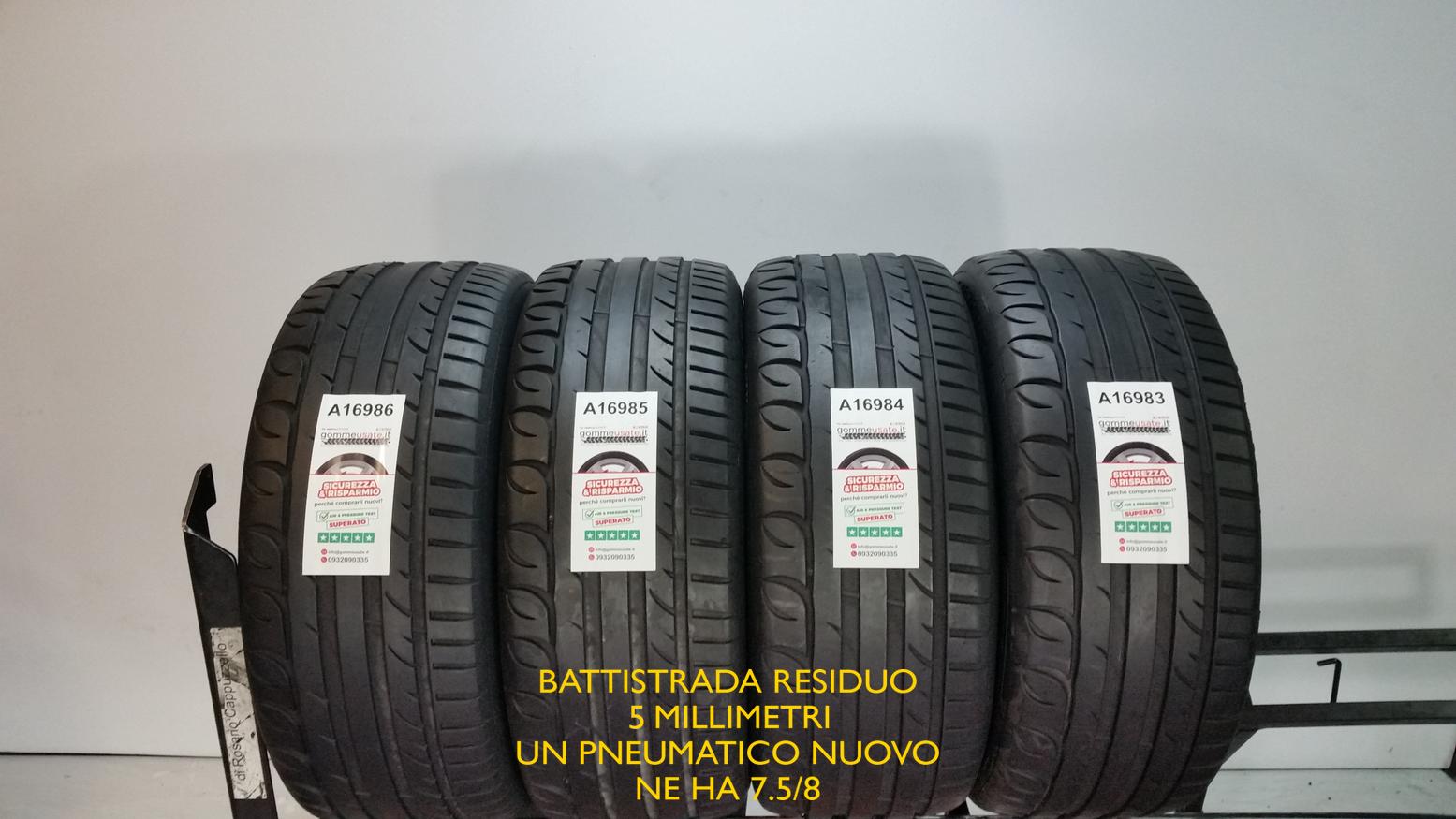 Gomme Usate 225 45 R17 Tigar ULTRA HIGH PERFOMACE UHP estive