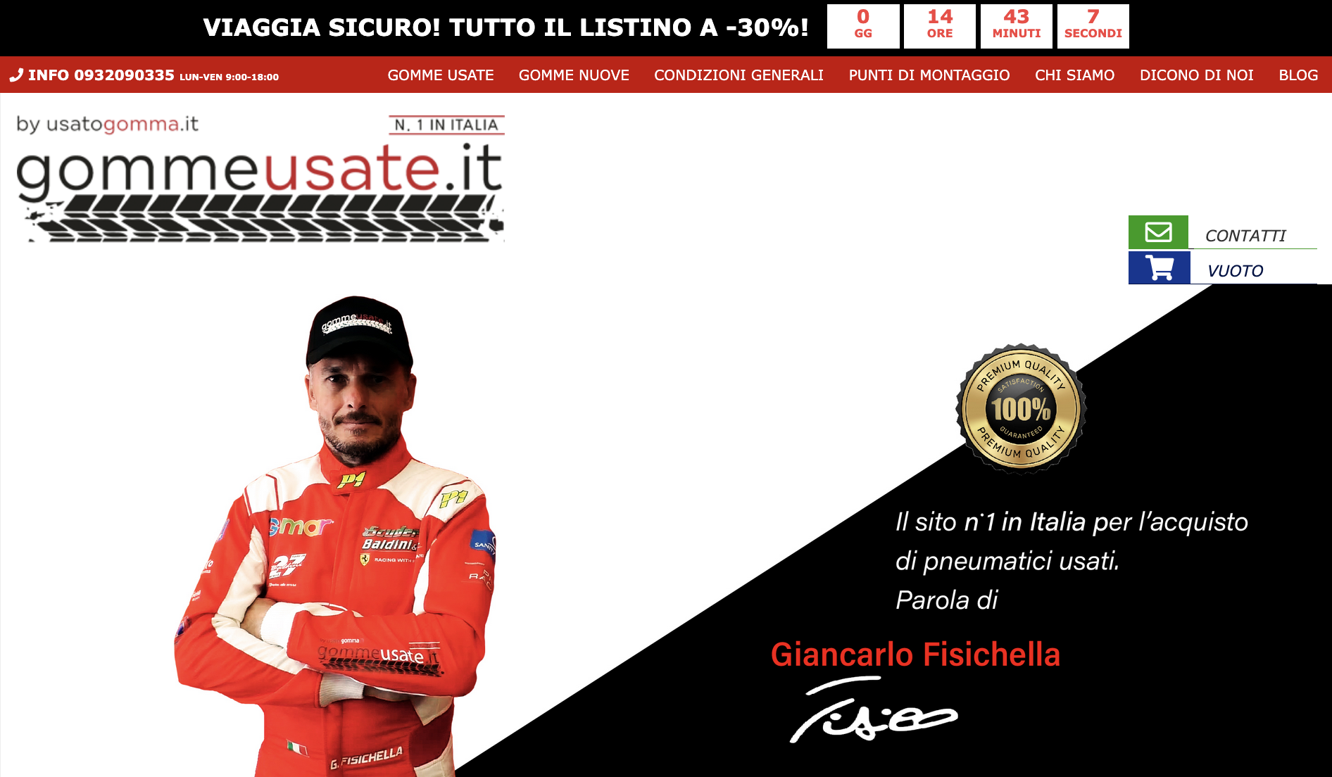 Gomme usate in offerta? Scopri il listino con il 30% di sconto!